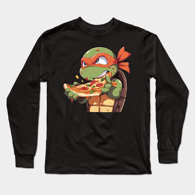 michelangelo Long Sleeve T-Shirt by dorapeterx